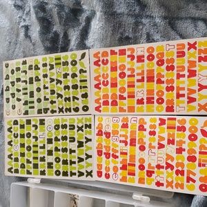 FREE w/$25 Alphabet Stickers